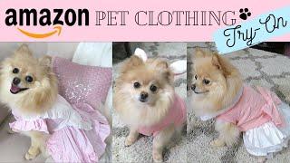 Amazon Pet Clothing Haul & Try-On | Fashion for Dogs