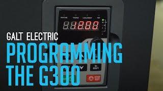 How to Program a Galt Electric G300 Series VFD