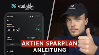 Aktien Sparplan kostenlos bei Scalable Capital einrichten  Erklärung (inkl. Tipps)