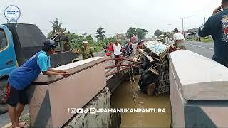 Kecelakaan Di Jalan Raya Pantura Pamanukan-Batang Sukasari Tepatnya Di Jembatan BATANGGEDE
