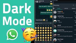 WhatsApp Dark Mode ist da!