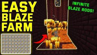 EASIEST Blaze Farm Farm Minecraft 1.20! (Bedrock/Mcpe/Ps4/Xbox)