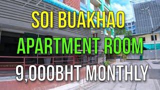 PATTAYA SOI BUAKHAO APARTMENT ROOM REVIEW - JL Service 9,000BHT MONTHLY *Details In Description*