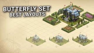 MooingCat's Butterfly Sanctuary Set Layouts | Archaeology Event 2022 | Forge of Empires