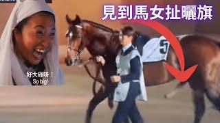【見到馬女想...】日本一隻雄馬臨出賽前「扯行曬」，練馬師出一招即刻變軟，隻馬甩曬尾唔高興！