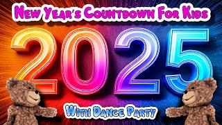 New Year's Eve Countdown For Kids with DANCE PARTY | New Year's Countdown Times Square 2025!