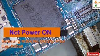 Samsung M307F Dead Recovered After Cpu Reball Problem Solved No Ghrafic No Light....