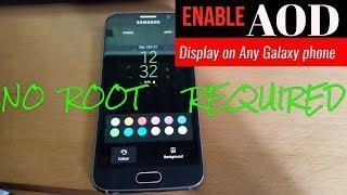 Enable AOD Display On Any Galaxy Device (NO ROOT REQUIRED)