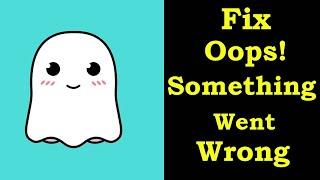 Fix Boo App Oops Something Went Wrong Error | Fix Boo went wrong error