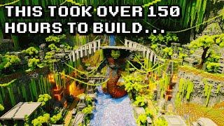 The Largest Aztec Build Ever Made in Minecraft - Snake God's Valley Timelapse 4K 60 FPS