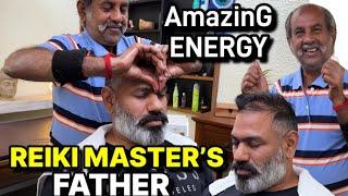 Reiki master’s father gave me energetic head massage, Asmr Neck cracking adjustment, relax Insomnia