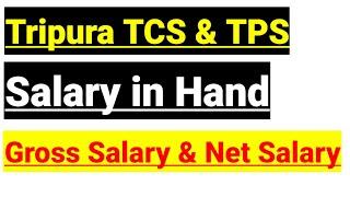 TPSC T.C.S And T.P.S Salary in Hand  || Tripura Civil Service Officer Salary in Hand ||