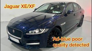 Ad-Blue poor quality detected, Jaguar XE