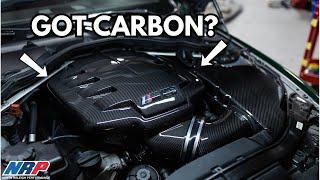 E9x M3 EVENTURI CARBON PLENUM INSTALL!! (SOUND CLIPS!!)