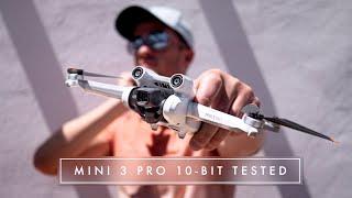 DJI Mini 3 Pro // 10-bit vs 8-bit Video Footage // BRILLIANT or BOLL@CKS?! SHOCKING RESULTS!