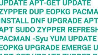 Update your Linux software the faster way (In the Terminal)!