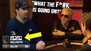 Phil Hellmuth is TORTURED by Aces in back-to-back hands!