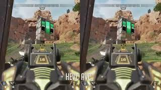 AMD HW H.265 (HEVC) vs AMD HW H.264 (AVC) / Full HD 30 fps / 3500 kbps / OBS 28 / APEX Legends