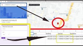 Google Form dengan Titik Lokasi Pengguna