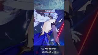 Wanderer vs Golden Wolflord - without Geo | Genshin Impact