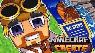 50 Steps To Starting A New Minecraft World With The Create Mod