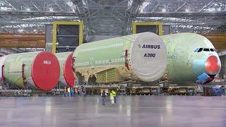 Inside Europe Most Advanced Factory Assembling Gigantic Airbus A380 - Assembly Line