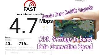 New APN settings na pwede pang Mobile Legends # 1