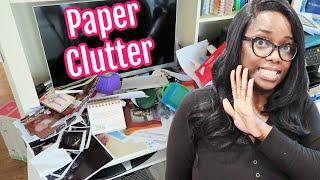 This ONE THING helped me to ELIMINATE PAPER CLUTTER // Clutter Free January - Declutter with me