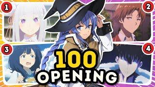  Guess 100 Openings from Anime based on NOVEL  Anime Opening Quiz