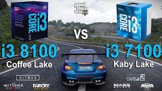 i3 8100 vs i3 7100 Test in 7 Games