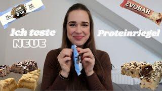 Taste Test NEUE Proteinriegel | Wow-Moment | ESN, EVO, MyProtein, Hej