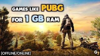 6 Best games like PUBG for 1 gb RAM mobile devices