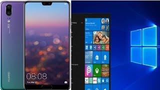 WINDOWS 8.1 cant connect to HUAWEI P20, P10 phone : unable to see the phone's files via Windows