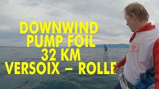 Downwind Pump Foil - Versoix to Rolle - 32km