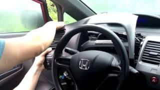 Замена ламп подсветки в торпедо Honda Civic 4d