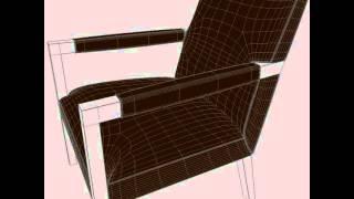 3D Model of Armchair Review