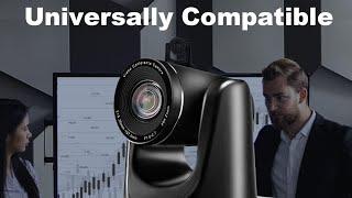 TONGVEO 20X Optical Zoom PTZ Camera Video Conference Room USB 1080P Camera System for Business