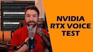 NVIDIA RTX Voice Noise Removal Test
