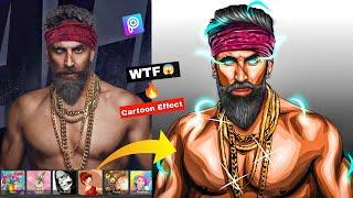 Picsart portrait Cartoon Photo Editing Tutorial| picsart cartoon editing tutorial - Reyan Editz