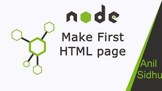 Node JS tutorial # 21 Make HTML page