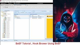 BeEF Xss - How to Hook browser using BeEF || Complete Tutorial ||