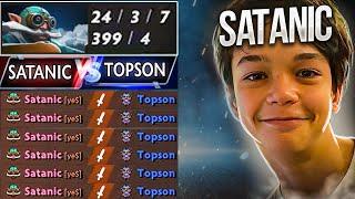 SATANIC didn't let TOPSON spam this MID hero Anymore ...