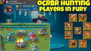 Lords Mobile - PLAYERS THOUGHT THEY WERE SAFE, UNTIL OCRBR CRUSHED THEIR CASTLE. KD1 TOO STRONG