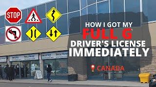 Fastest Way to Get a Full G Driver's License in Canada | Do this after Landing in Canada