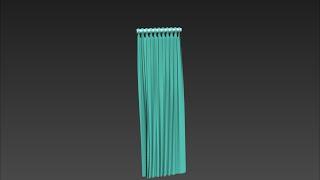 3Ds Max Tutorial 16 - Cloth Modifier, Creating a Curtain 1