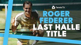 The Story Of Roger Federer's Final Halle Title In 2019! 