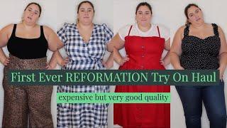 First Ever REFORMATION Extended Sizes Try On Haul