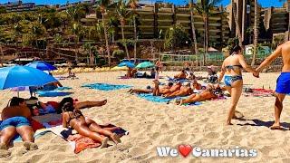 Anfi del Mar Beach Walking Tour - Gran Canaria, Spain - 4K | We️Canarias