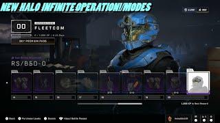 HALO INFINITE-NEW OPERATION FLEETCOM PASS/REWARDS/MODES