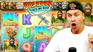 WE LAND A HUGE WIN ON THE NEW BIG BASS SLOT!